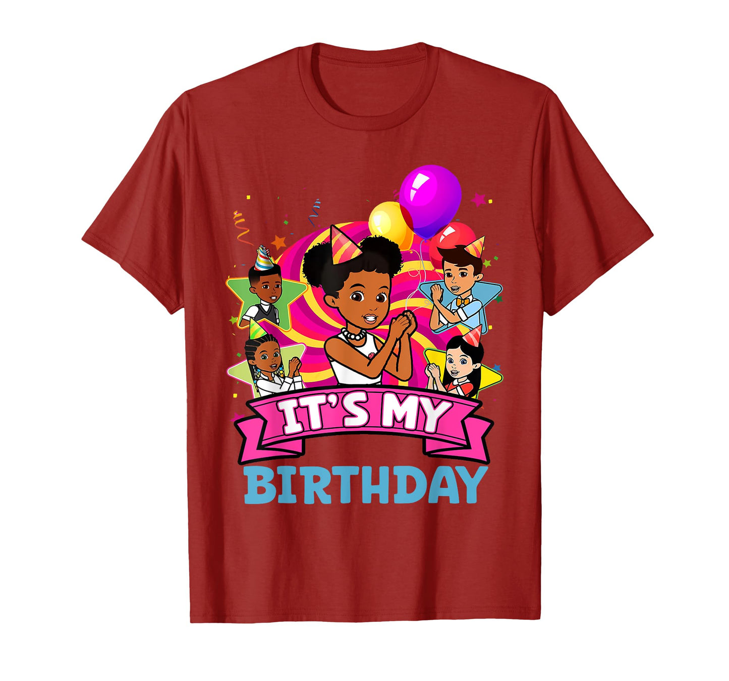 It's My Birthday Girl Party Pink Doll Family Decorations T-Shirt