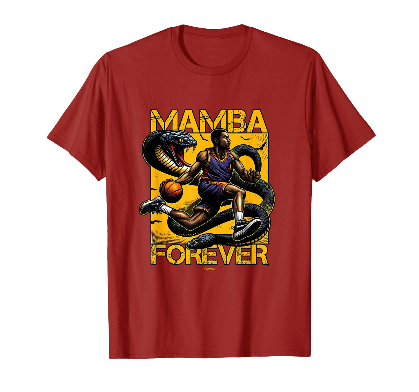 DRIVEN BY MENTALITY BASKETBALL PLAYER ON YELLOW GROUND T-Shirt