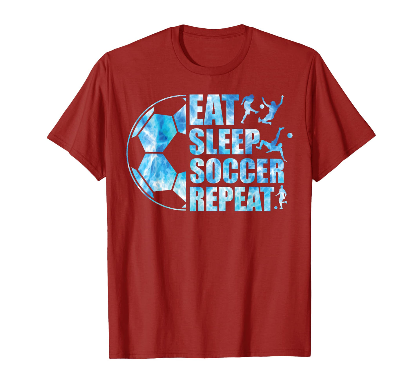 Soccer T Shirt Eat Sleep Soccer Repeat Boys Youth Kids T-Shirt