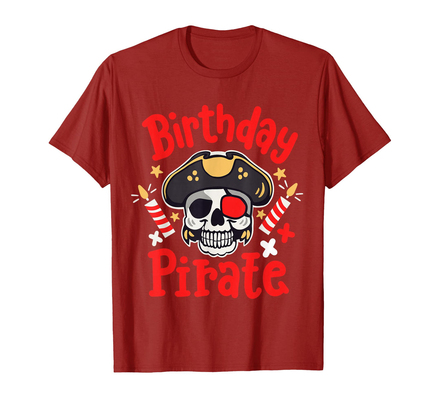 Kids Birthday Pirate Party Boys Toddlers Family Matching T-Shirt