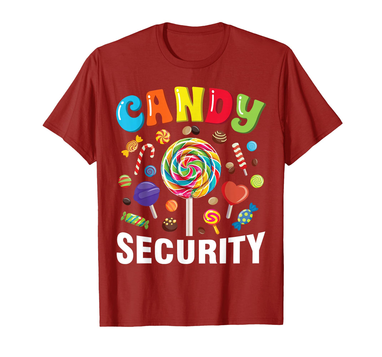 Candy Security Funny Halloween Costume T-Shirt