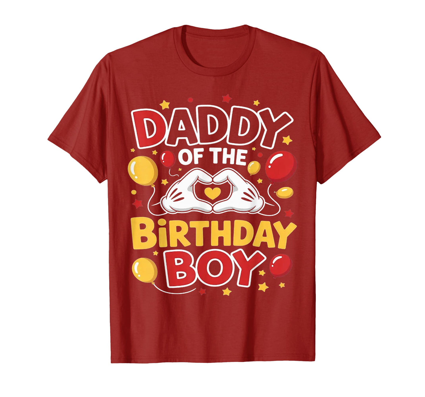Daddy Of The Birthday Boy Shirt matching Dad Son Family Bday T-Shirt