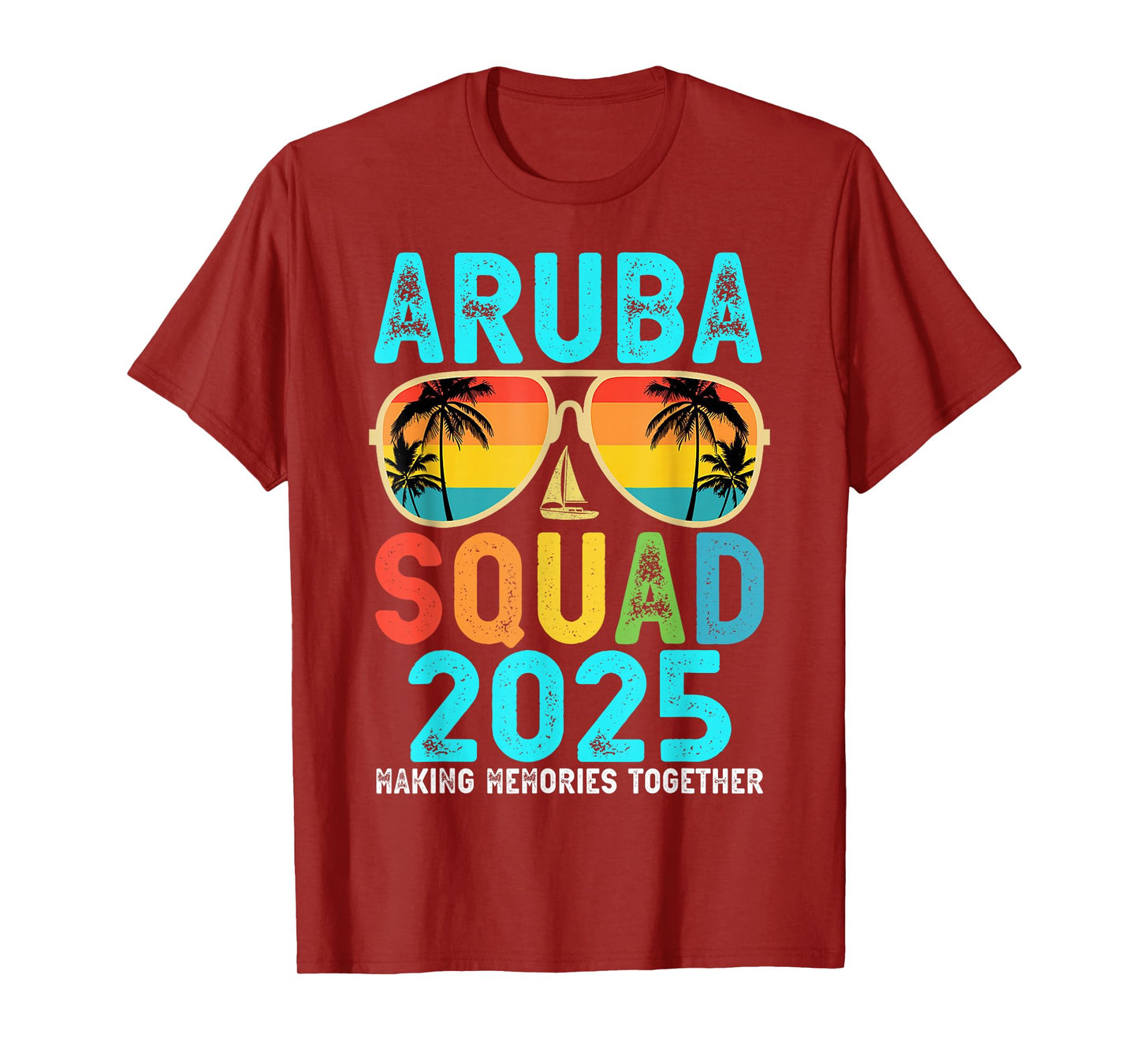 Aruba Squad 2025 Vacation Friends Family Matching Group T-Shirt