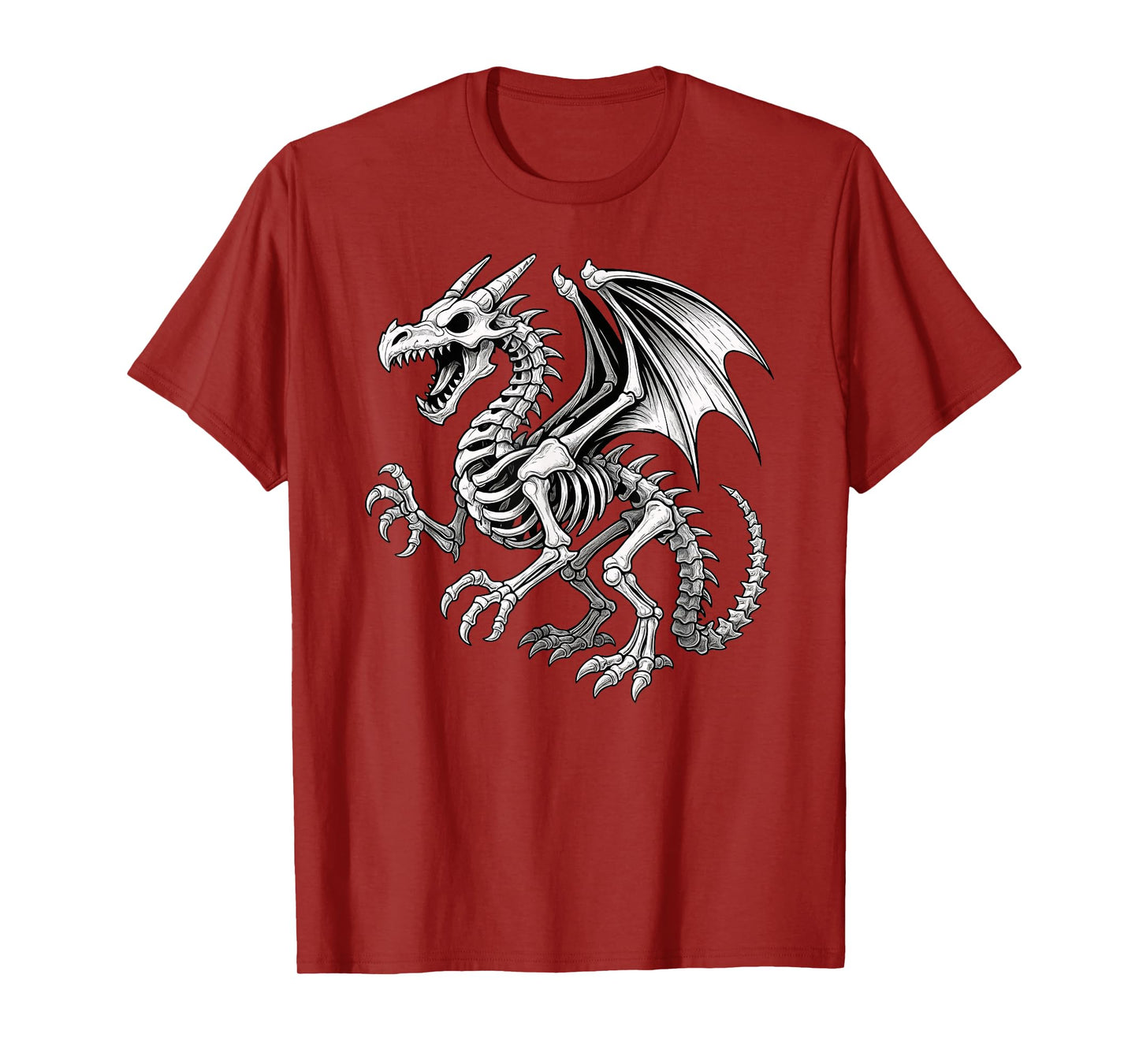 Dragon Skeleton Halloween Fantasy Boys Girls Kids T-Shirt