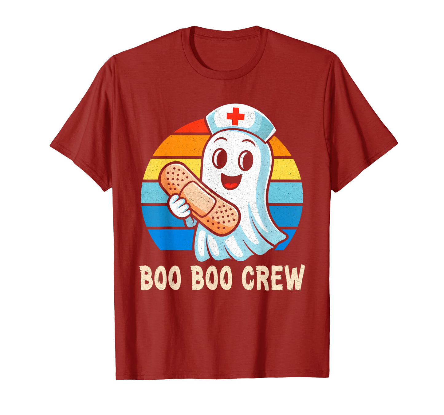 Boo Boo Crew Nursing Halloween Nurse For Women Teens Girls T-Shirt