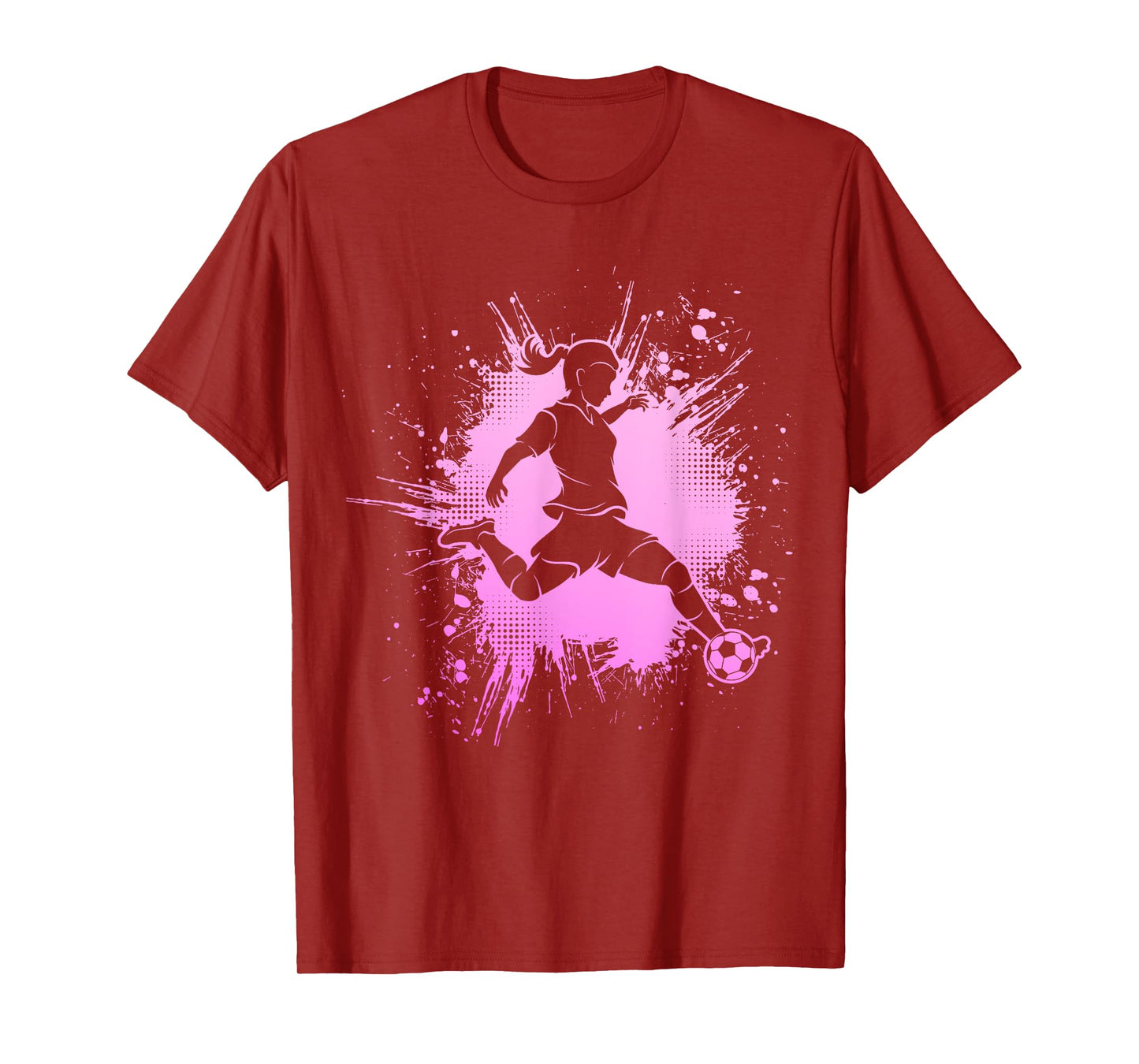 Soccer Youth Girl Women T-Shirt