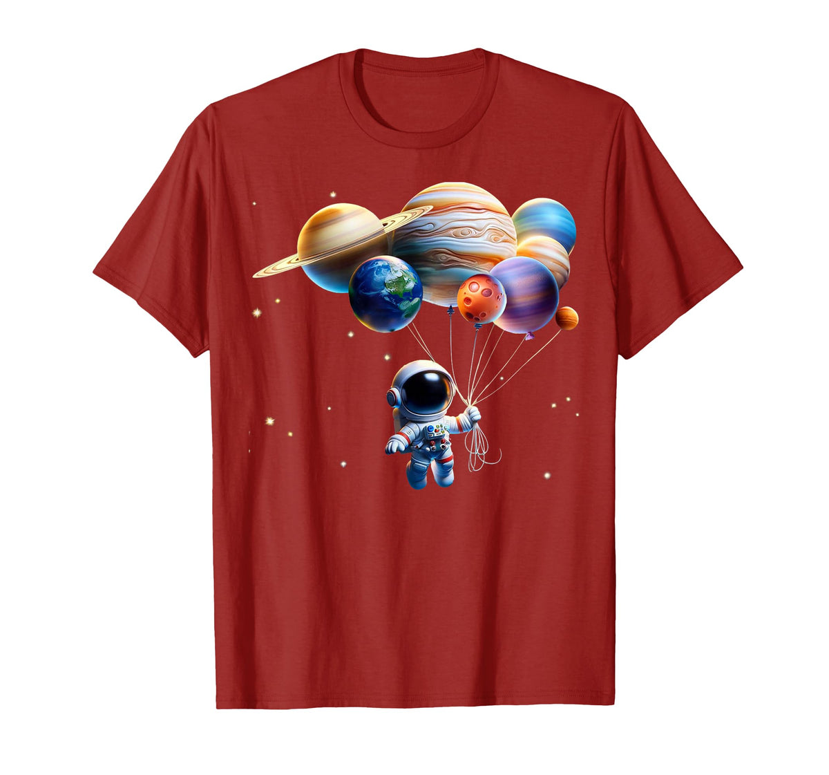 Funny Astronaut Planets gift Men Women kids astronomy space T-Shirt