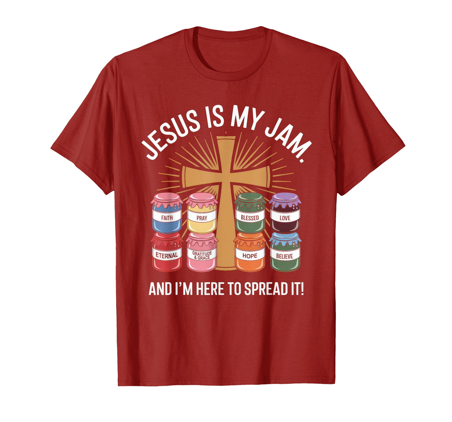 Jesus is My Jam Tshirt Men Women Christian Bible Verse T-Shirt