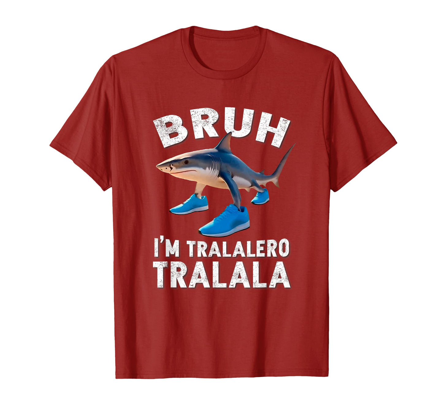 Funny Meme Lazy Halloween Costume Bruh I'm Tralalero Tralala T-Shirt