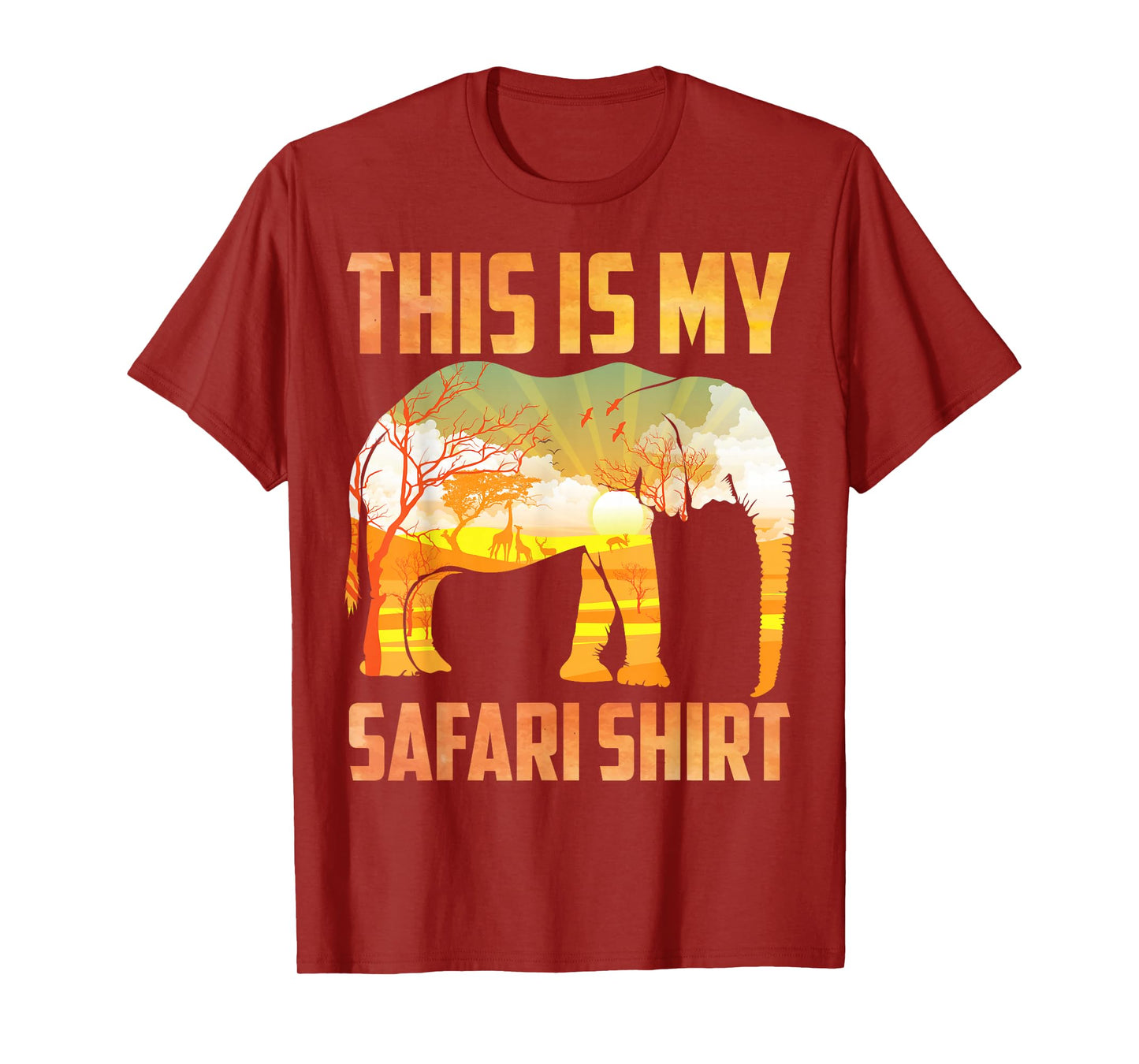 Cool Safari Costume For Men Women Kids Adult African Safari T-Shirt