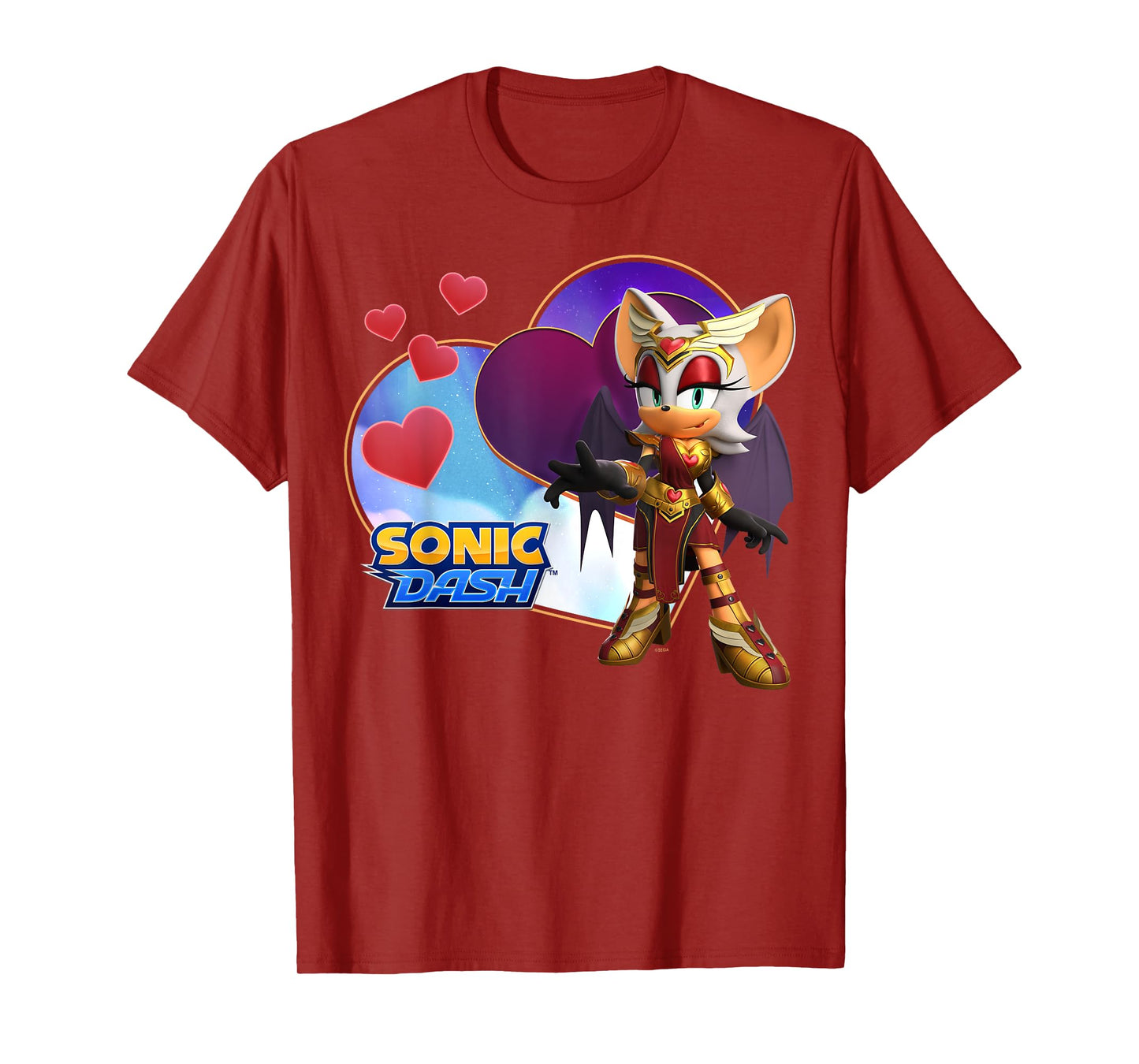 Sonic Dash - Valentine Rouge T-Shirt
