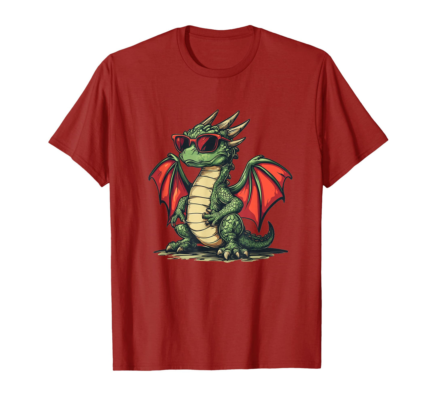 Epic Statement with this Dragon in Bold Shades T-Shirt