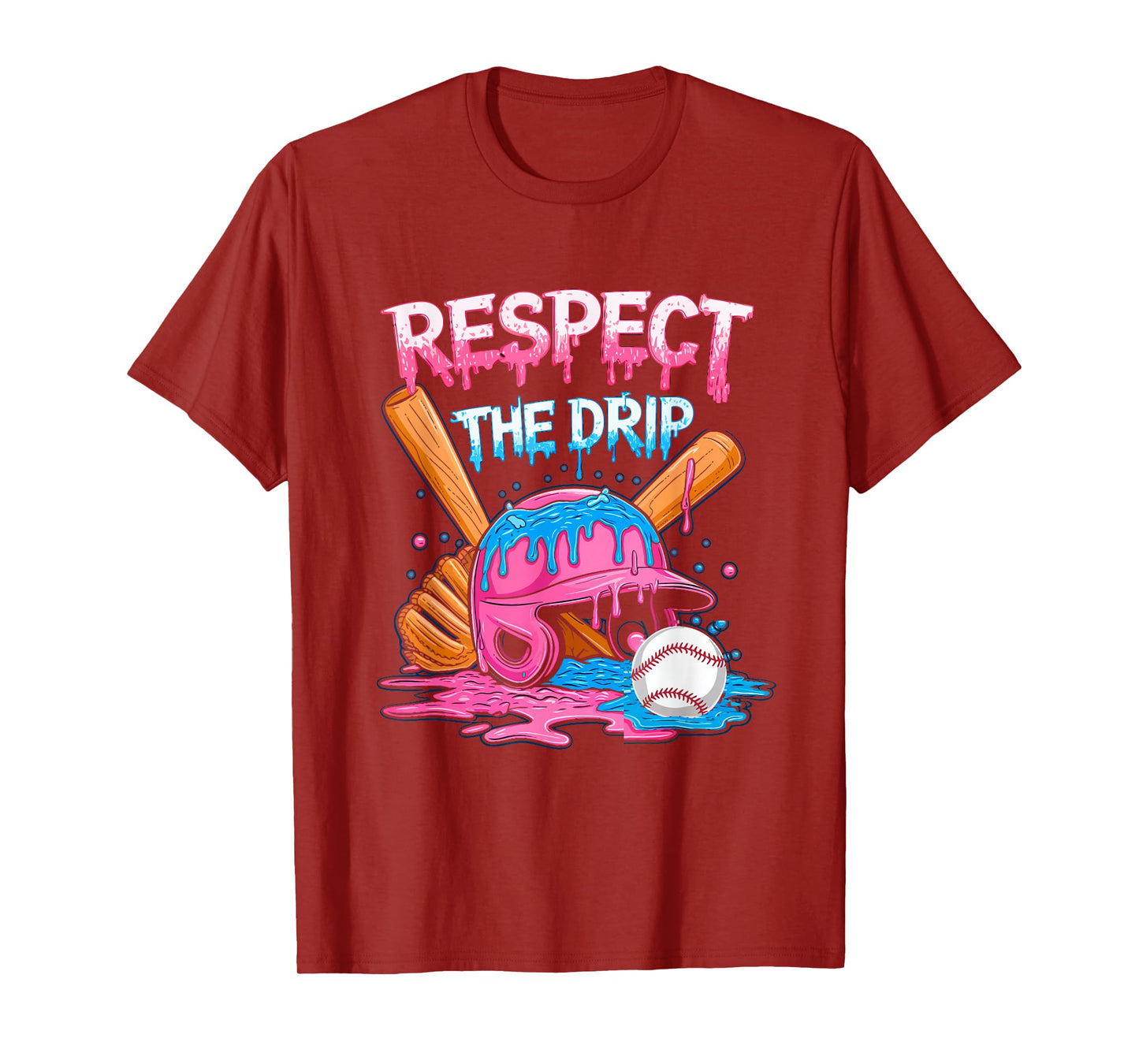 Respect The Drip Baseball Drip Boys Ice Cream Drip Youth T-Shirt