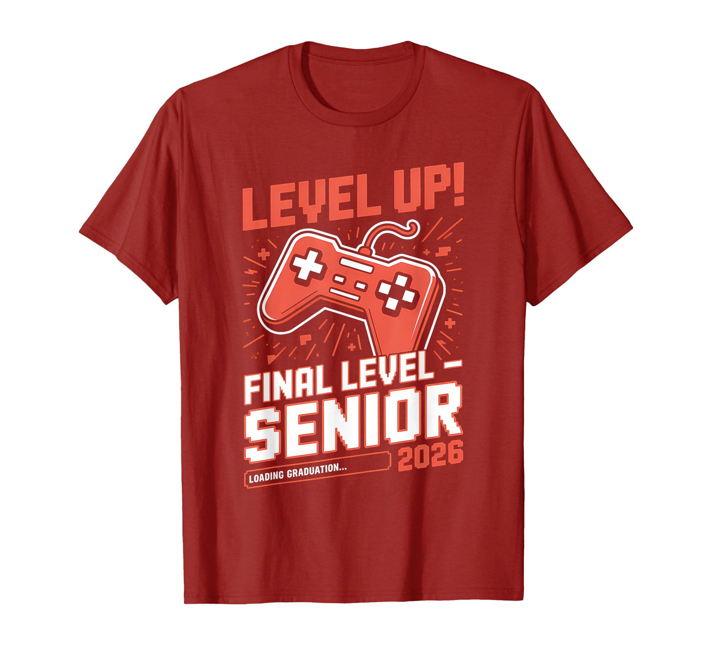 Senior 2026 Class of 2026 Funny Gamer Graduate T-Shirt