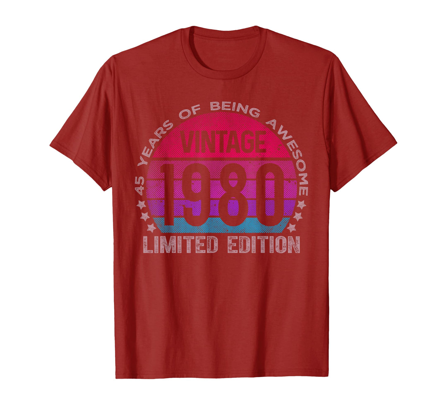 45 Year Old Gifts Limited Edition 45th Birthday Women T-Shirt