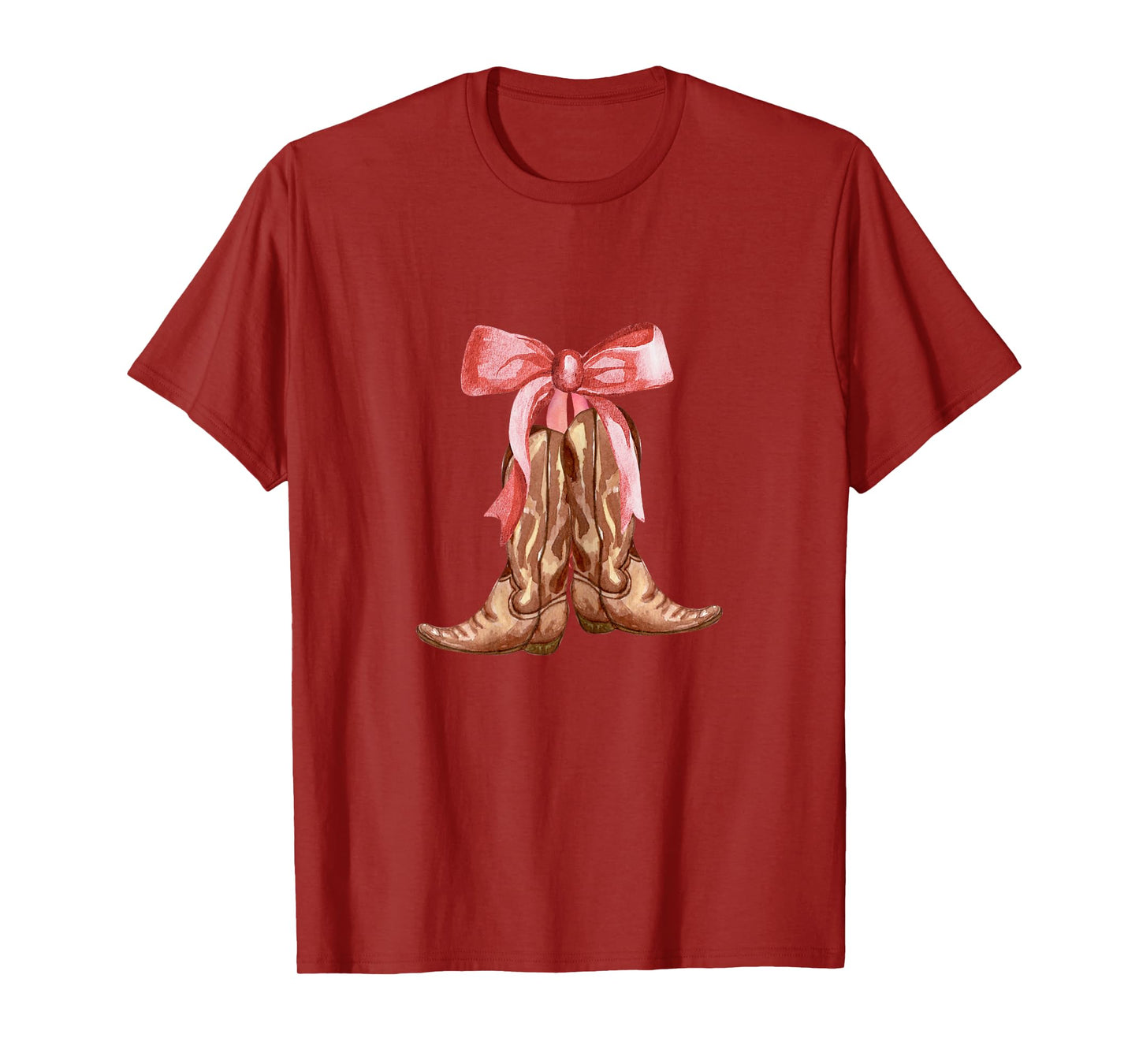 Cowgirl Boots Country Cute Preppy Girls Toddler Kids Women T-Shirt