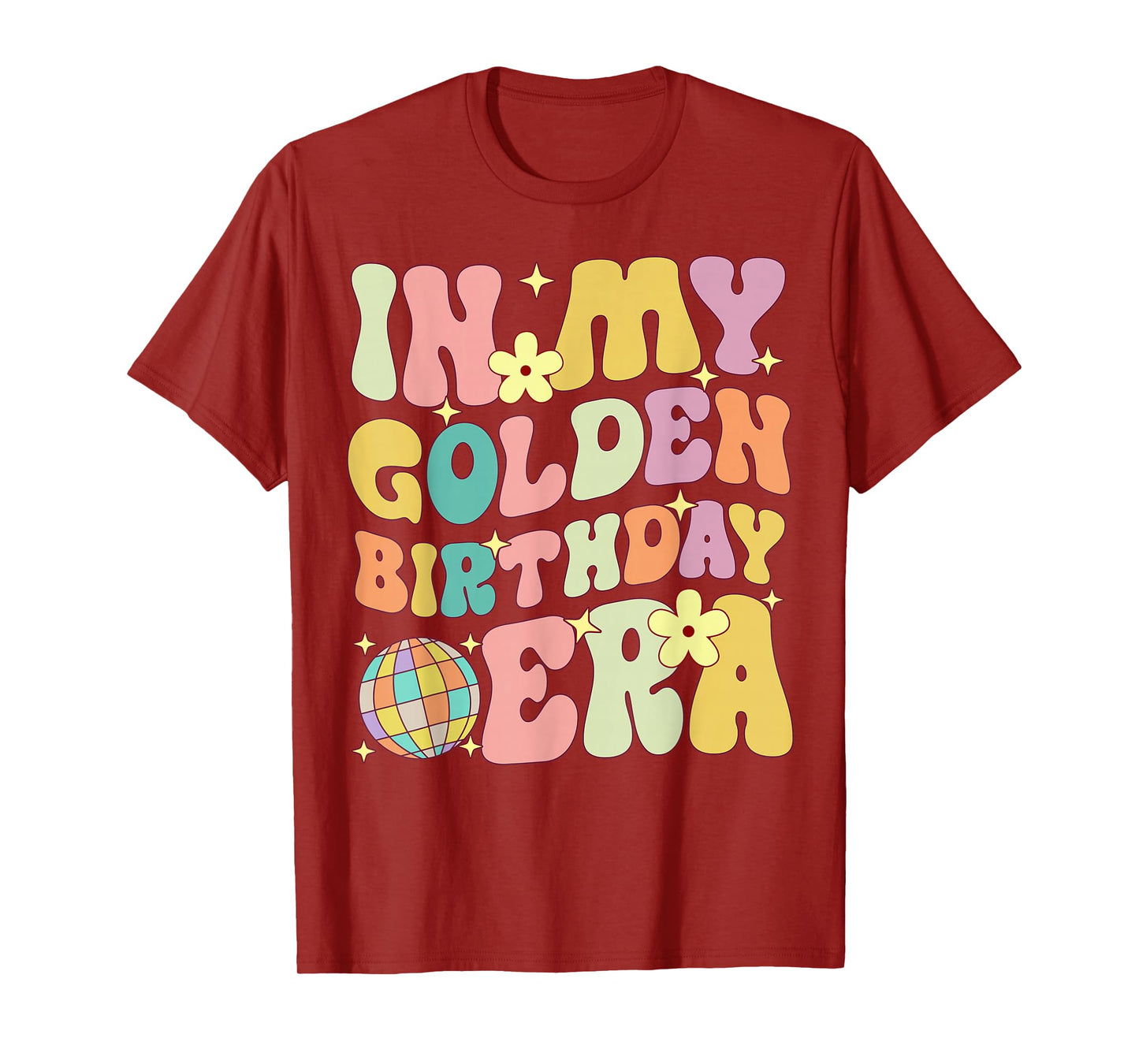 In My Golden Birthday Era Girl Women Kids Groovy T-Shirt