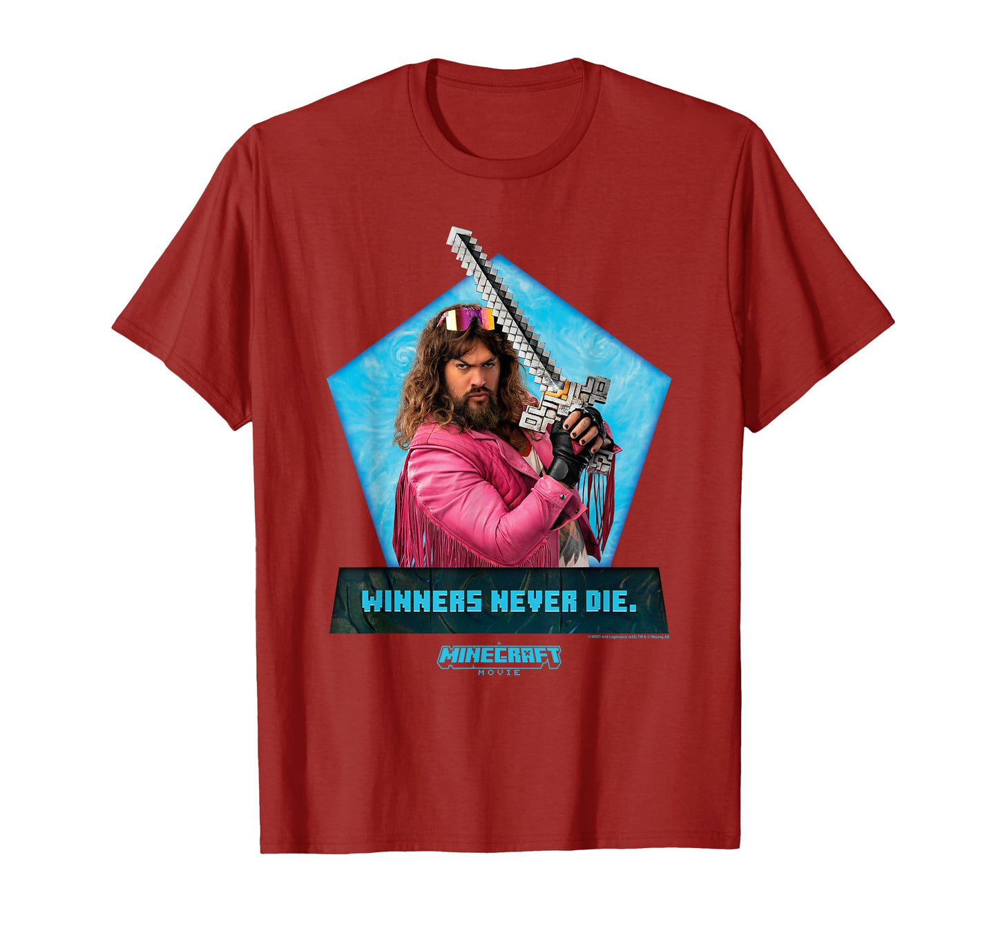 A Minecraft Movie Winners Never Die Garrett The Garbage Man T-Shirt