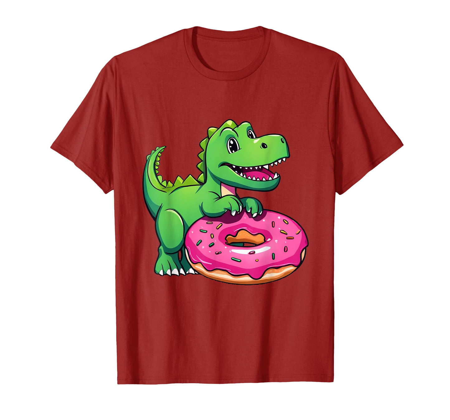 Donut T-Rex Dinosaur Sweet Dessert Delicious Baker T-Shirt