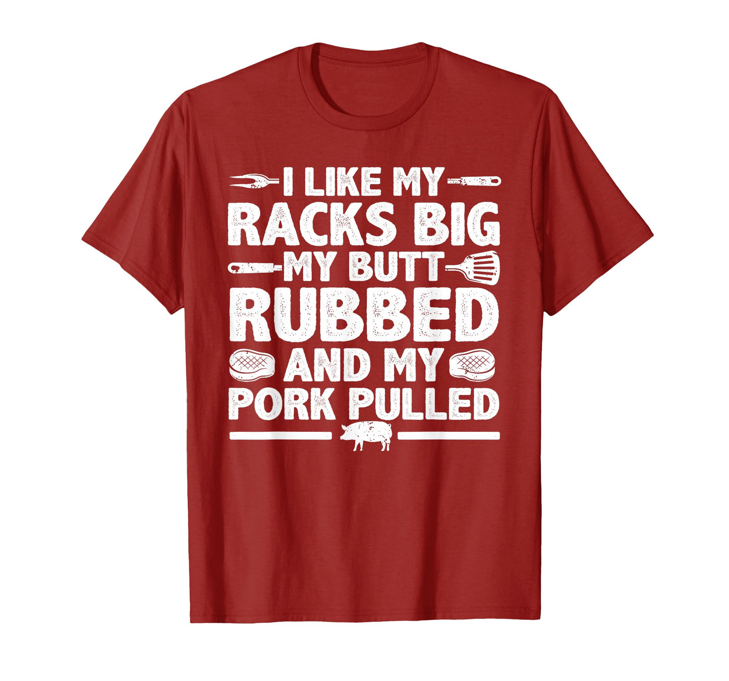 Cool Grilling For Men Women Pork Rub Smoking BBQ Meat Smoker T-Shirt