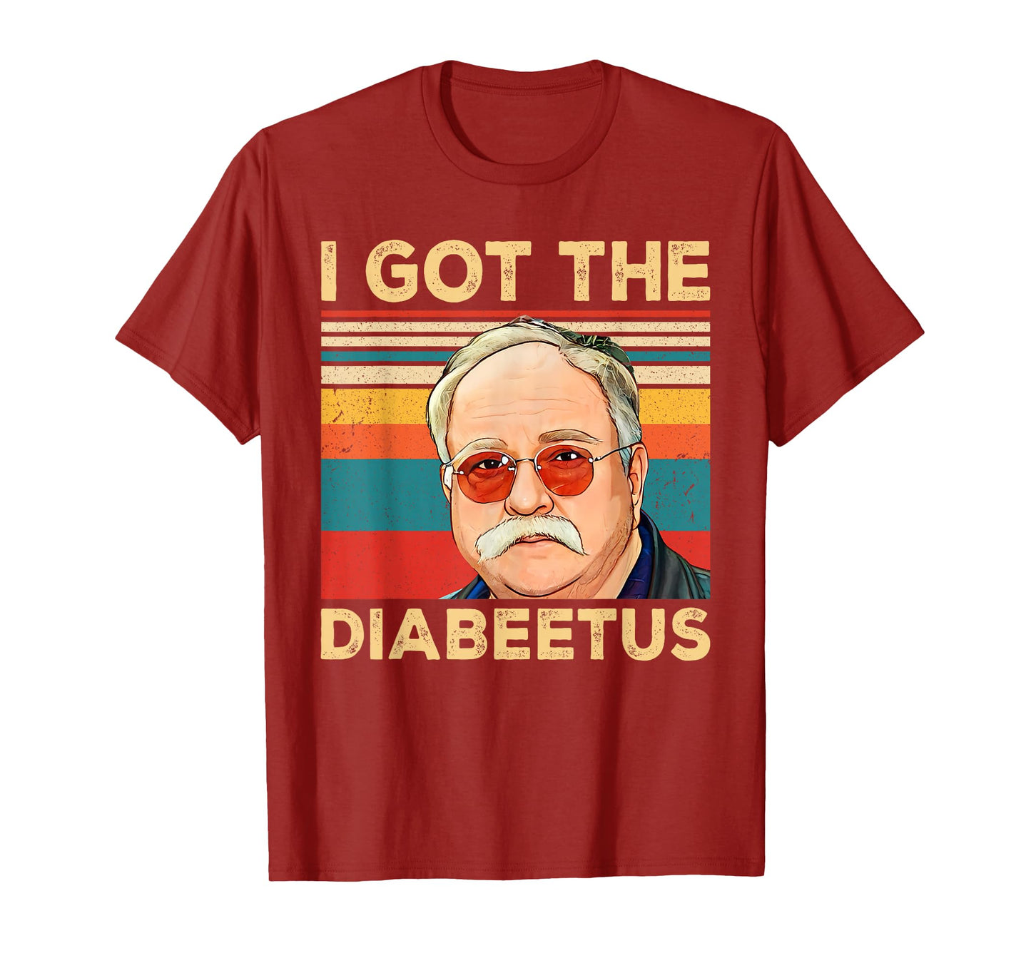 Funny Diabetes Awareness Outfits Family Matching Unisex-Adults Retro I Got The Diabeetus Funny Pancreas Diabetes Awareness T-Shirt Black Small Crew Neck Short Sleeve T-Shirt