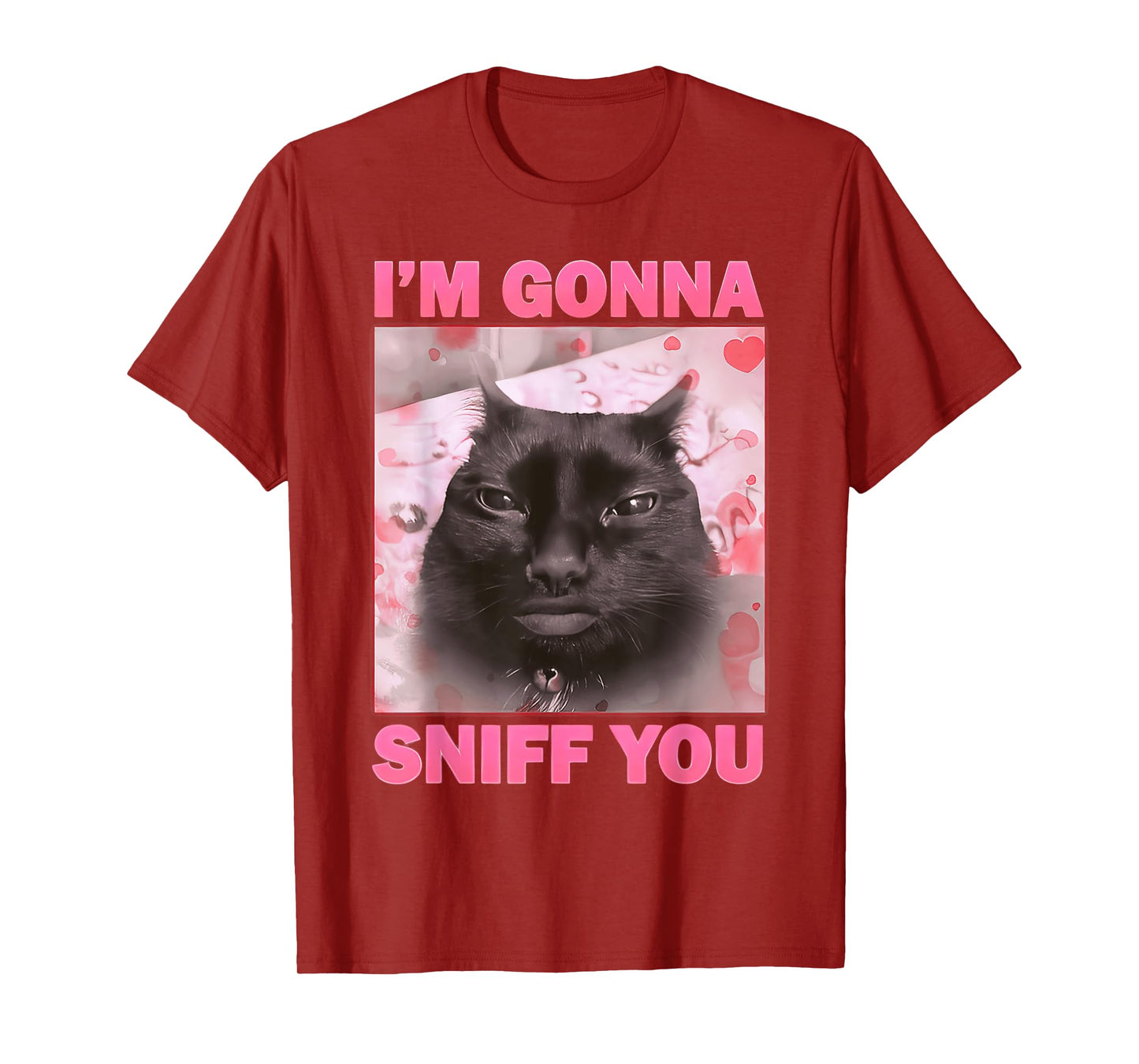 I'm Gonna Sniff You Funny Brainrot Cats Meme for Woman Man T-Shirt