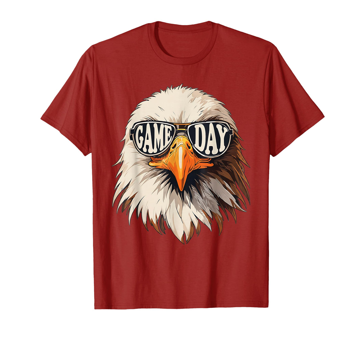 Bald Face Eagle with Sunglasses Women Men Kids Funny Tees T-Shirt