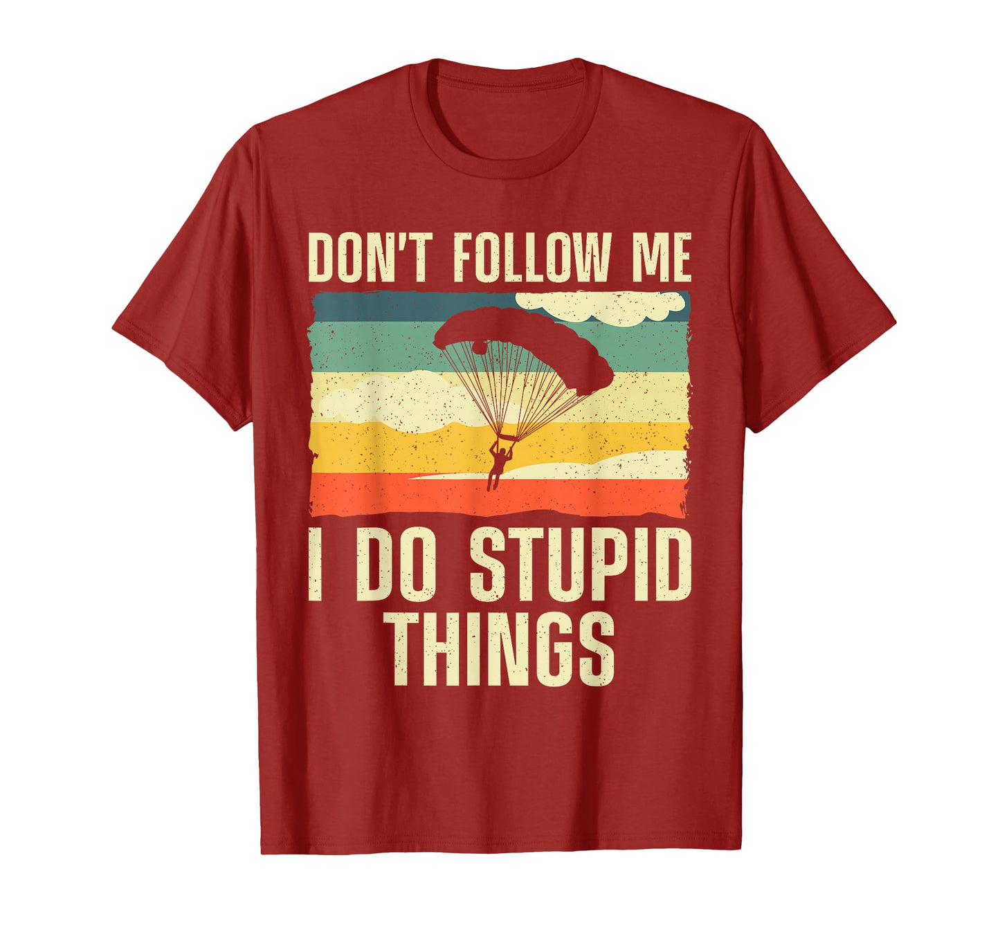 Cool Skydiving Art For Men Women Skydiver Skydive Sky Diving T-Shirt