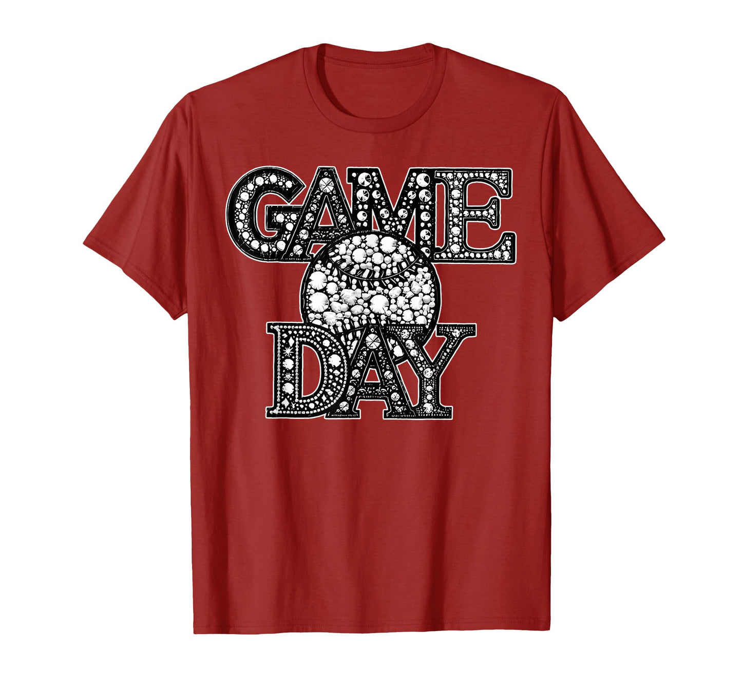 Game Day Basebal Rhinestone Basebal Player Sport Men Women T-Shirt