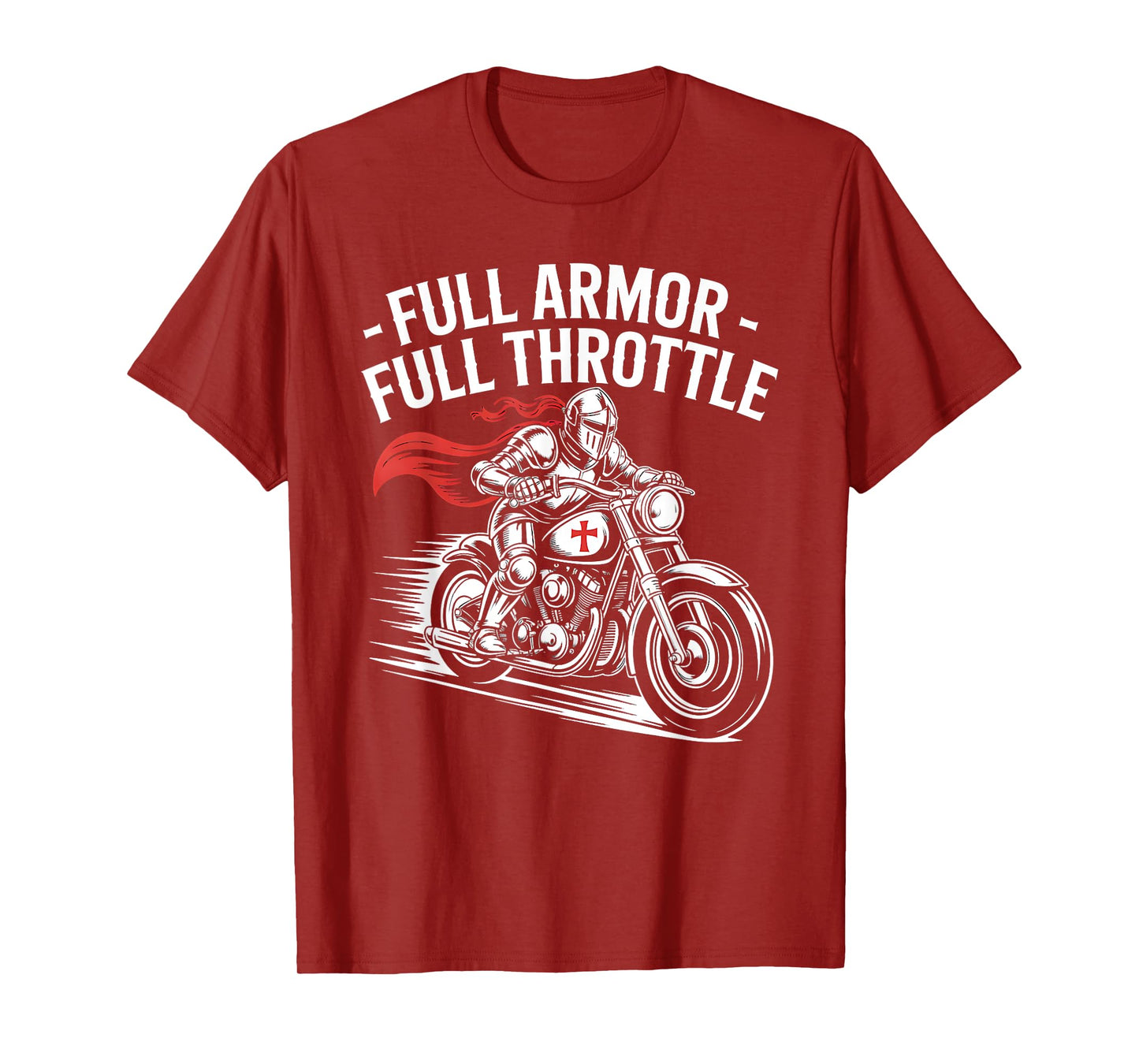 Christian Biker Full Armor Full Throttle Faith T-Shirt