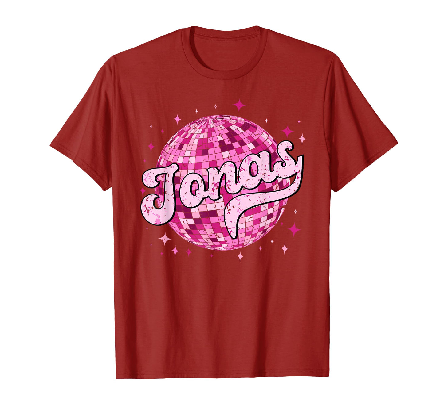 Retro Jonas First Name I Love Jonas 80's Vintage T-Shirt