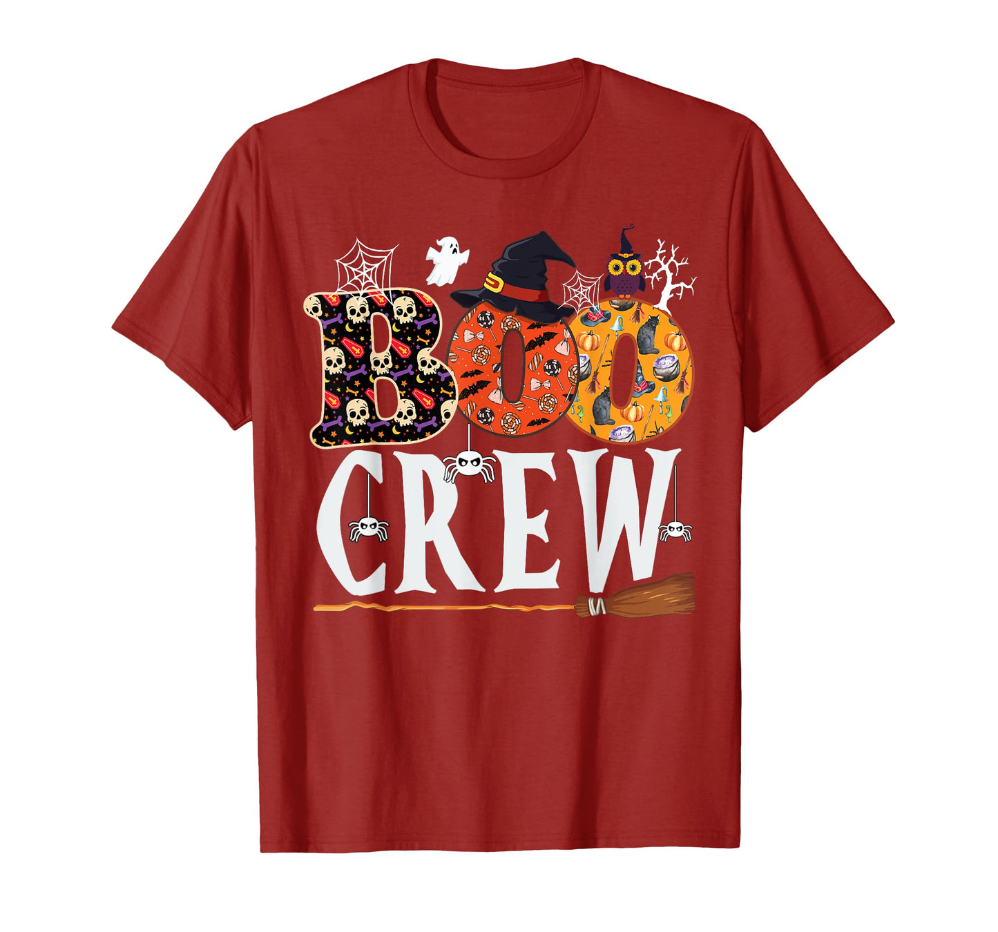 Halloween Boo Crew Shirt Funny Men Women Kids T-Shirt