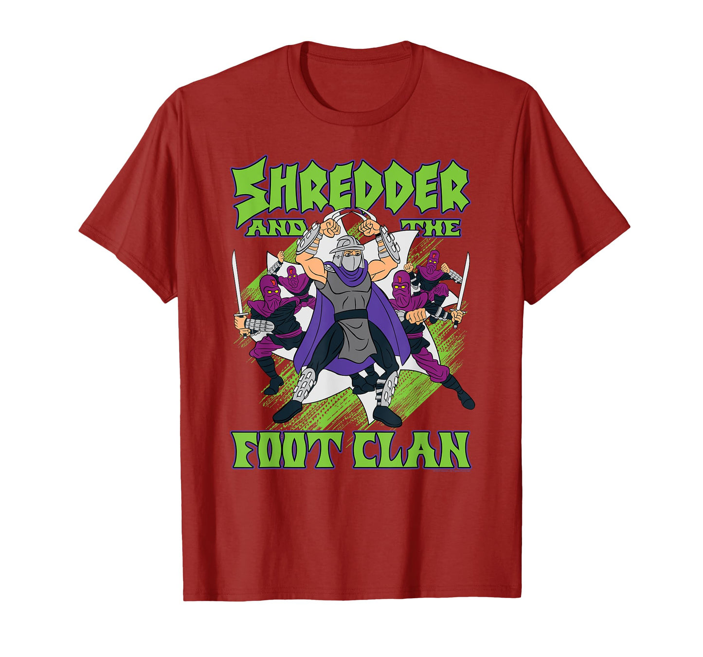 Teenage Mutant Ninja Turtles Shredder & the Foot Clan Retro T-Shirt