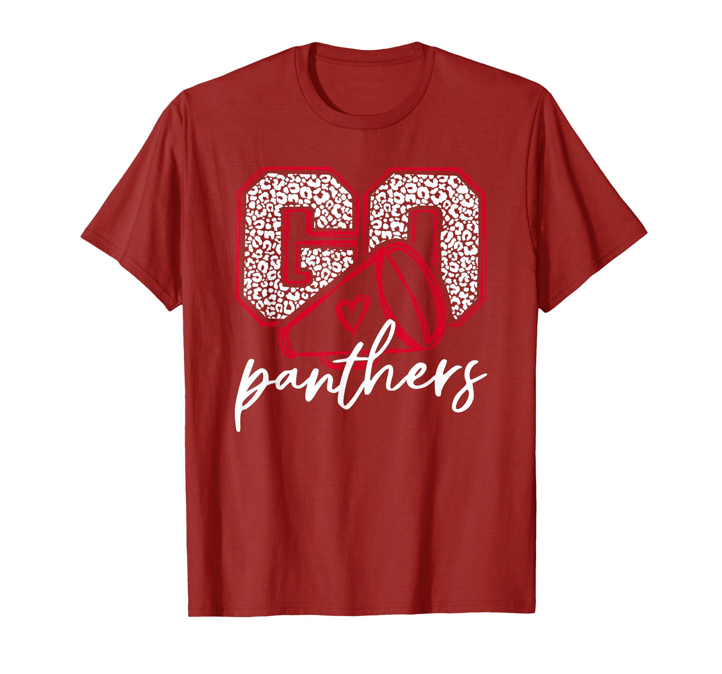 Go Cheer Panthers School Sports Name Panthers Back To School T-Shirt