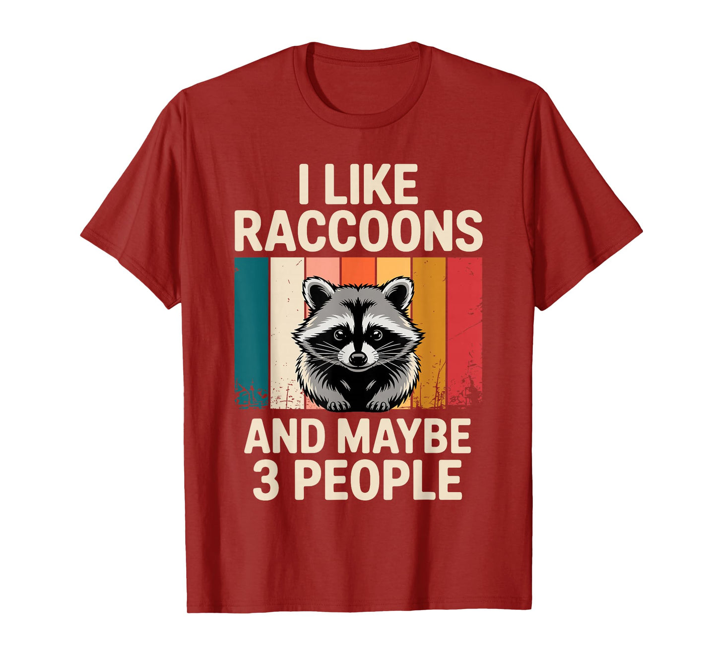 Cool Raccoon Design for Men Women Kids Racoon Raccoon Lover T-Shirt