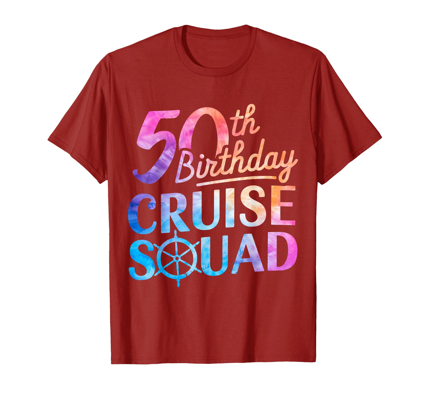50th Birthday Cruise Squad Funny 50th Birthday Cruise Party T-Shirt