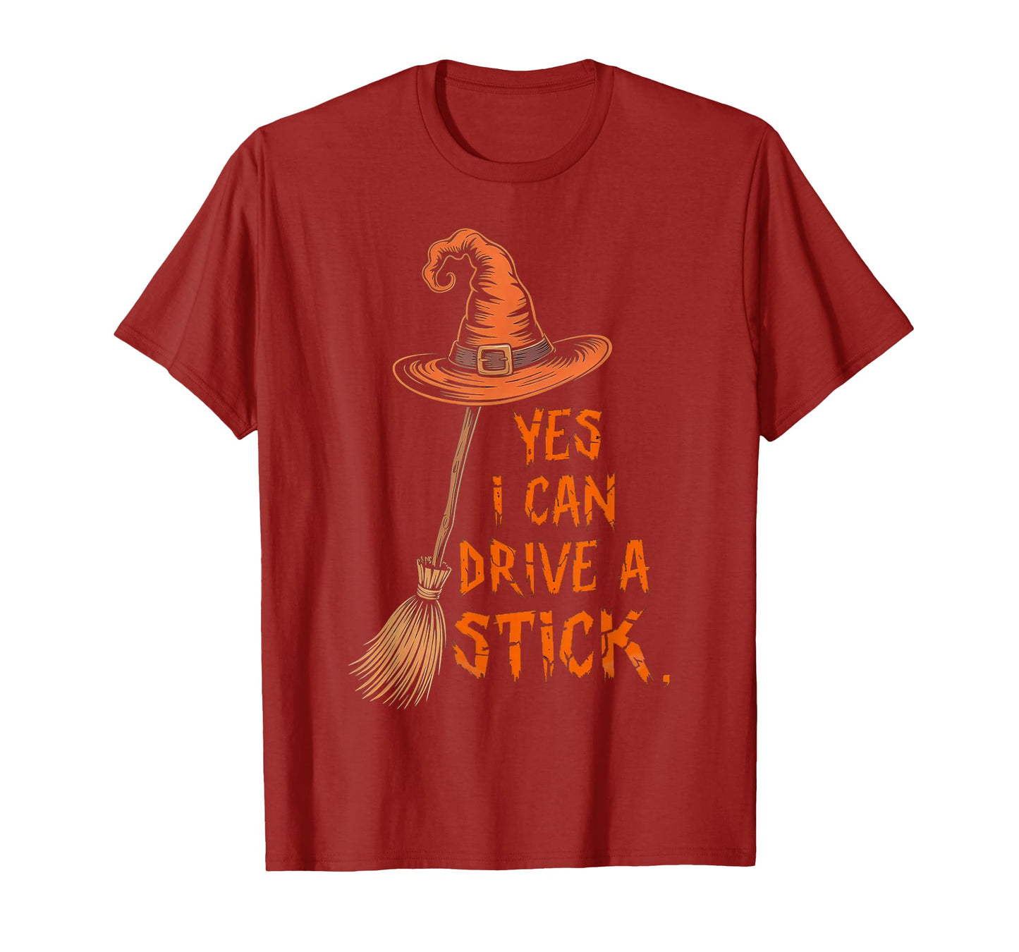 Yes I Can Drive A Stick Halloween T-Shirt