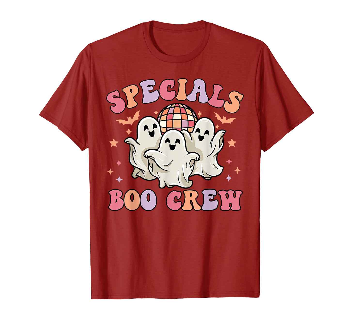 Specials Boo Crew Art Music Pe Tech Teacher Ghost Halloween T-Shirt