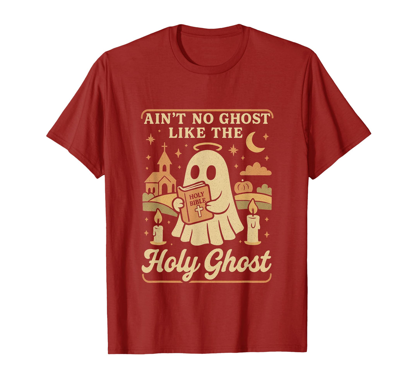 No Ghost Like The Holy Ghost Funny Christian Halloween Shirt T-Shirt