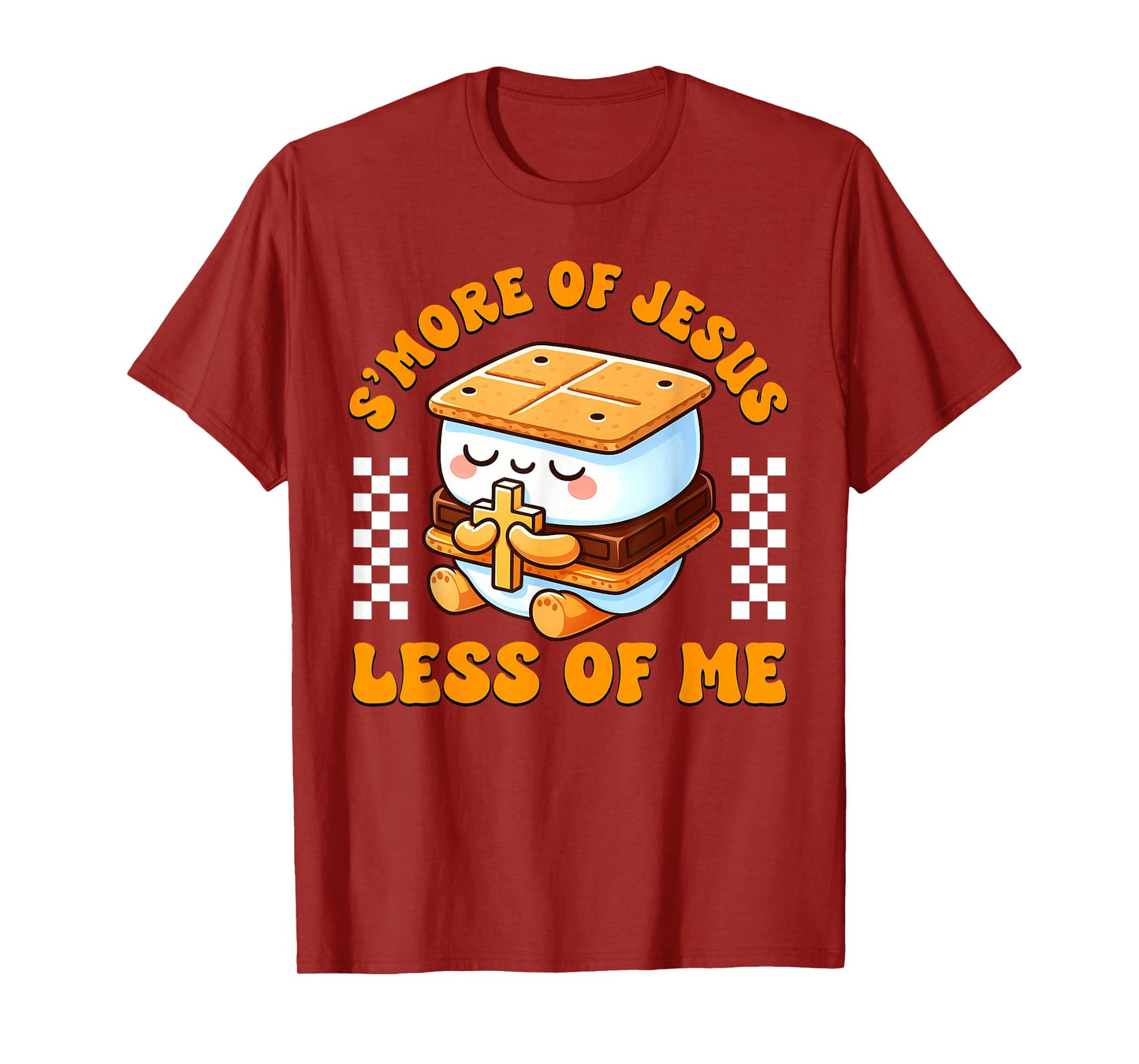 S'More of Jesus and Less of Me Funny Christian Camping Lover T-Shirt
