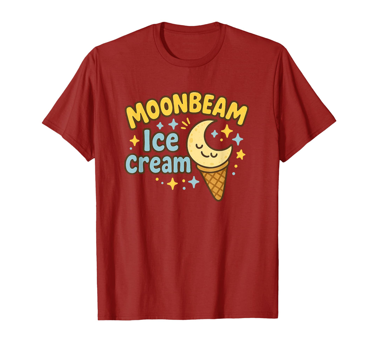 Moonbeam Ice Cream Moon Space Dessert T-Shirt
