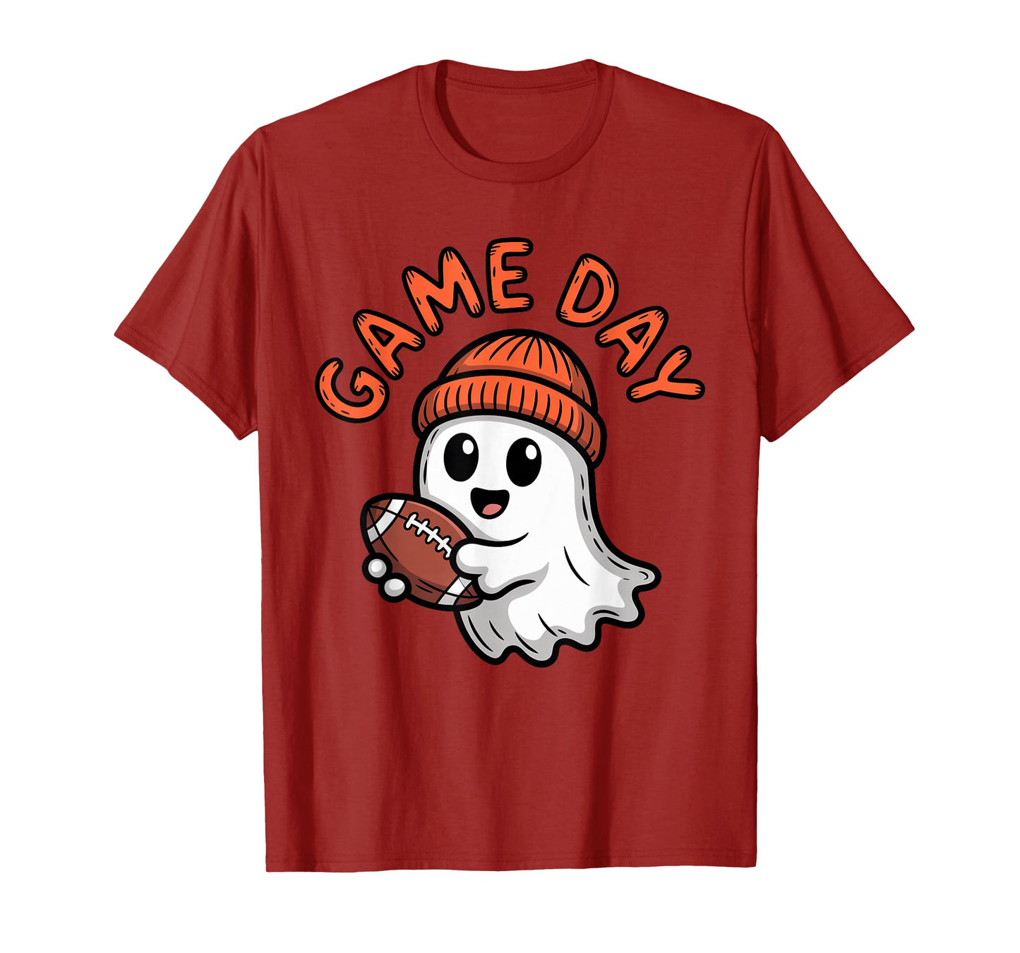 Football Game Day Funny Ghost Halloween Toddler Kids Costume T-Shirt