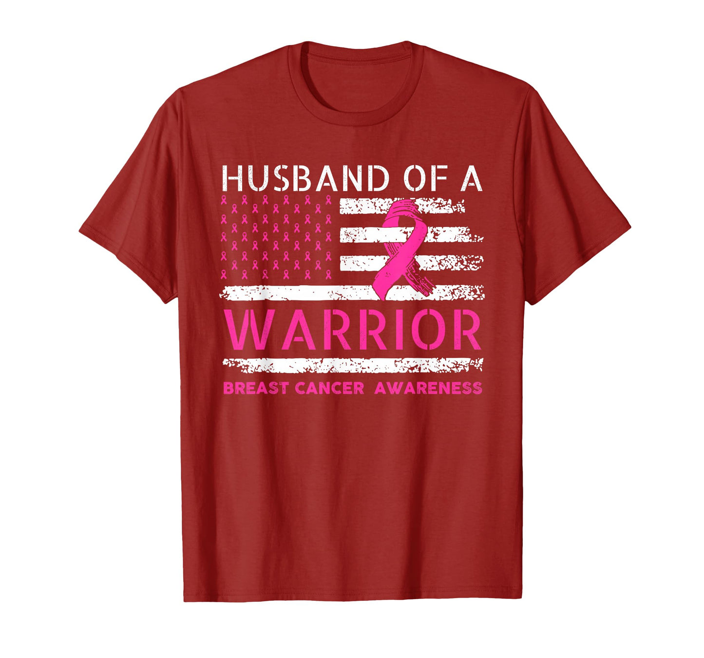 Husband of A Warrior Breast Cancer Awareness Support Squad T-Shirt