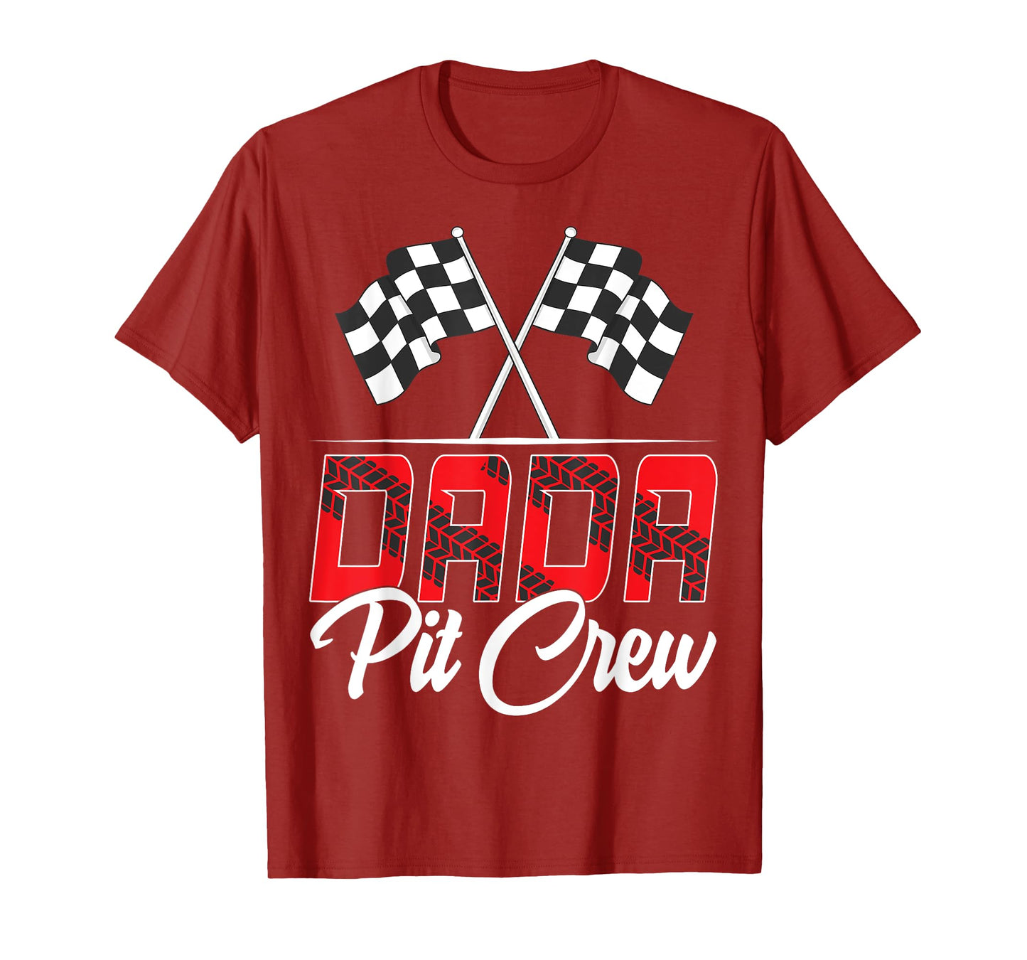 Race Car Birthday Party Racing Family Dada Pit Crew T-Shirt
