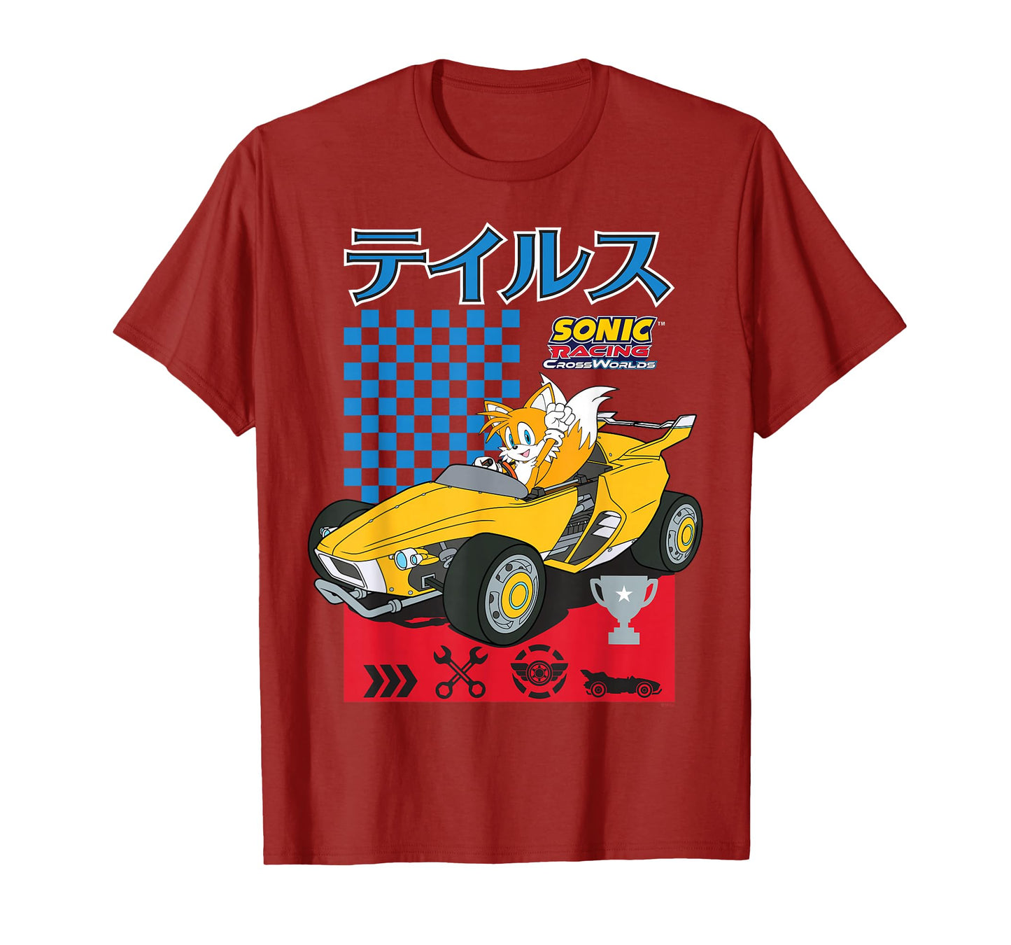 Sonic Racing CrossWorlds - Time to Drive Tails T-Shirt