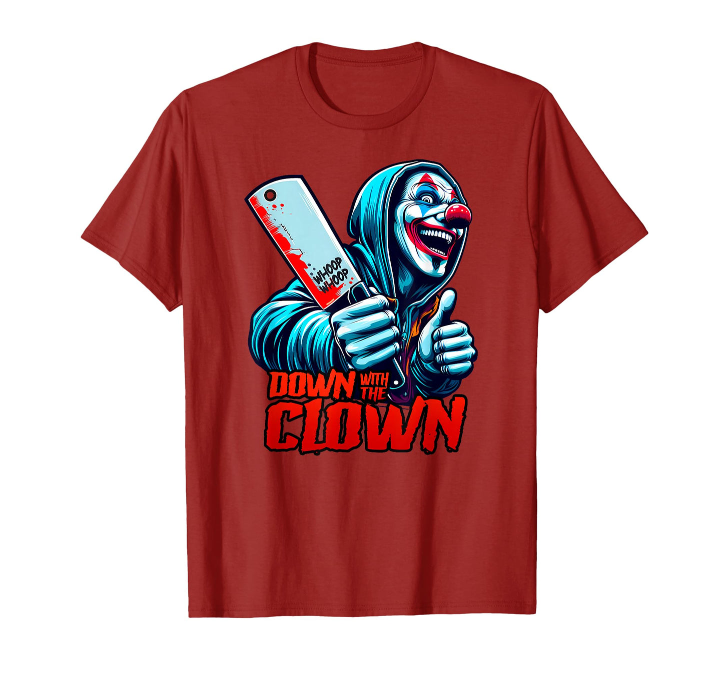 DOWN WITH THE CLOWN Hatchet ICPS Man Juggalette T-Shirt
