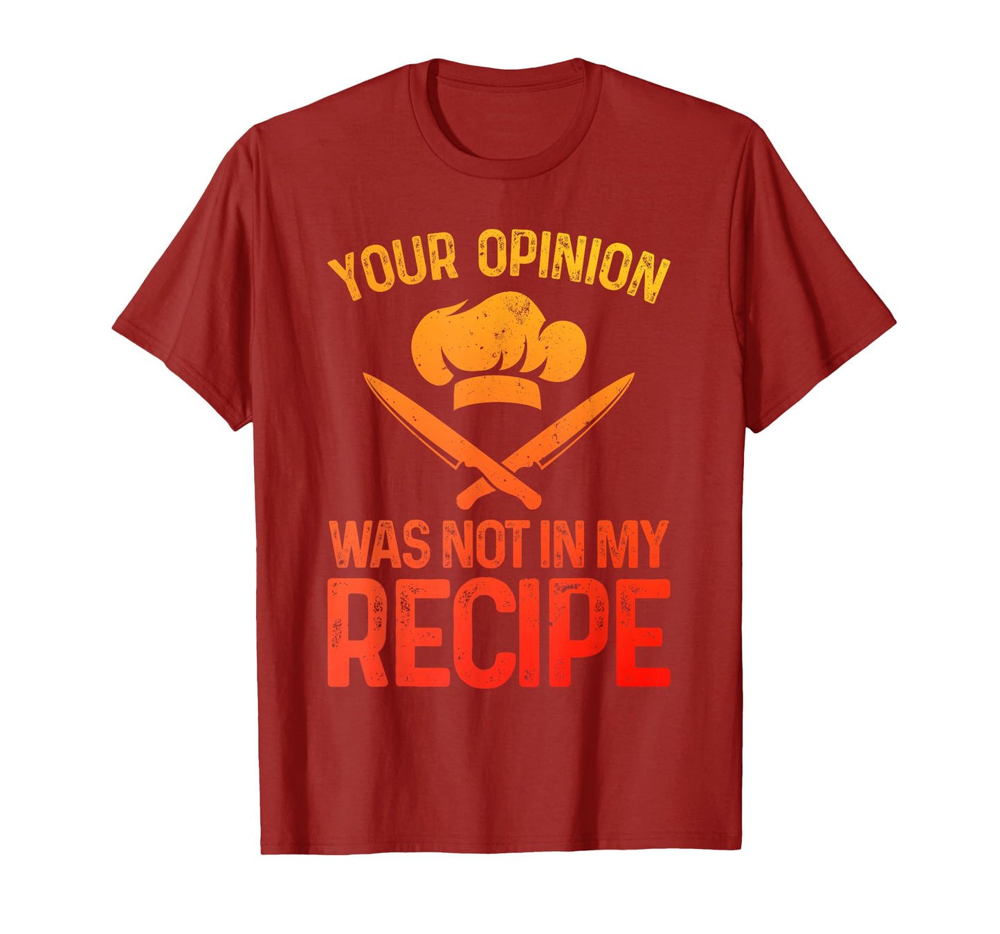 Funny Chef Design for Men Women Cook Cooking Culinary Chef T-Shirt
