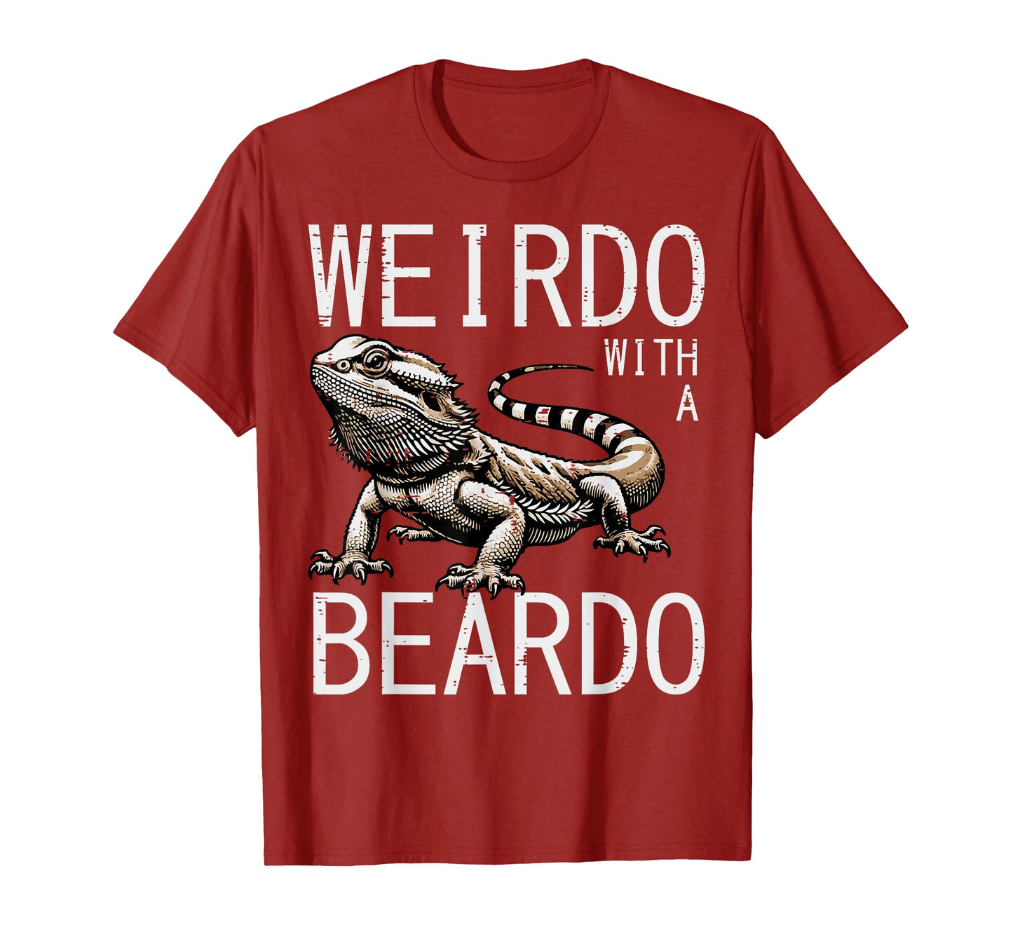 Bearded Dragon Weirdo Beardo Funny Beardie Men Women Kids T-Shirt
