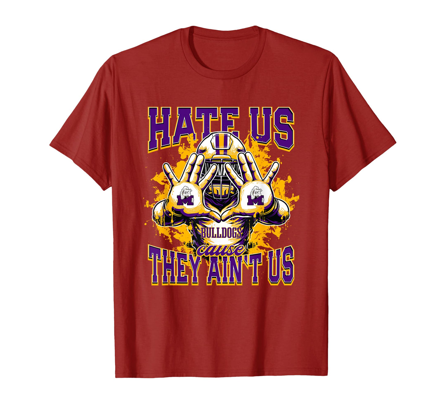 Midland Bulldogs Logo Hate Us Cause They Ain't HS T-Shirt