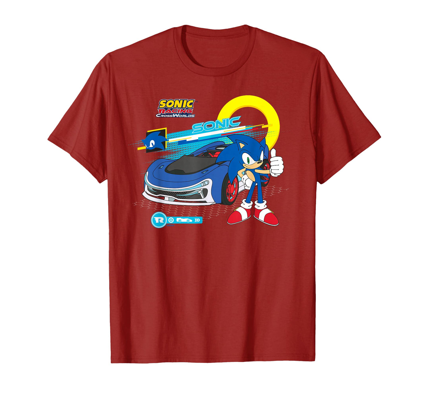 Sonic Racing CrossWorlds - Ready to Roll Sonic T-Shirt